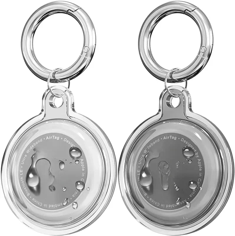 4/8/6 Pack Waterproof AirTag Keychain Case for Pet Collars & Key Rings