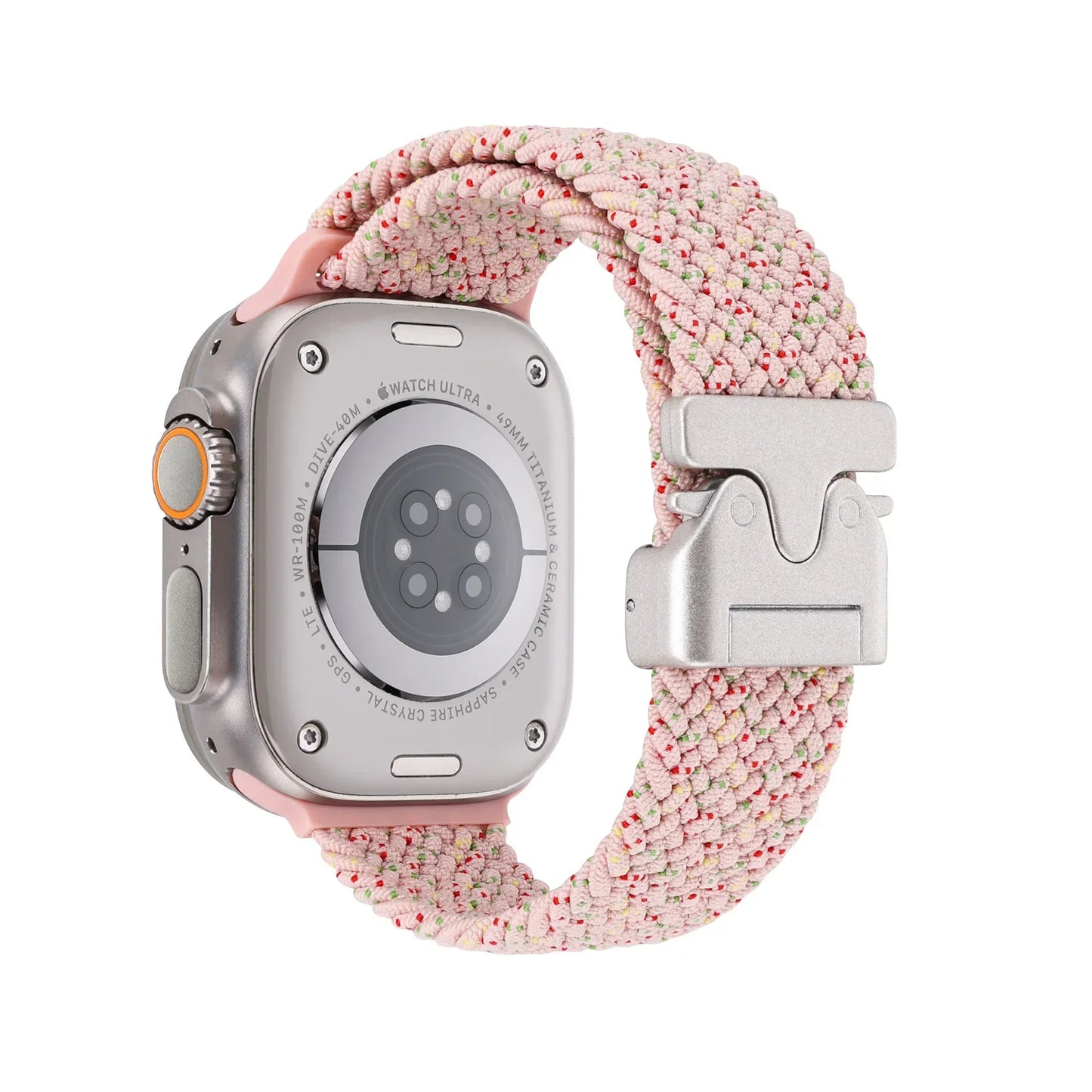 Braided Magnetic Band for Apple Watch 44mm–49mm Ultra 2/Series 10–6/SE