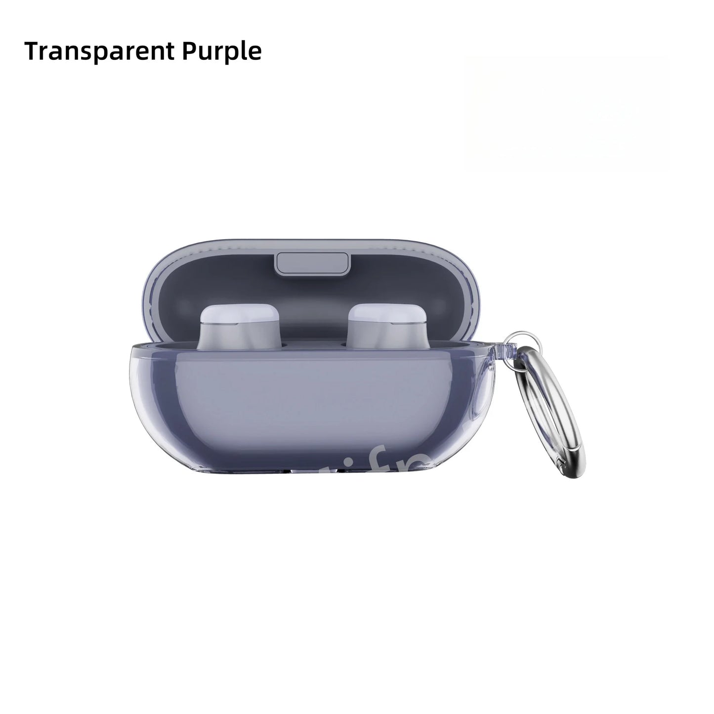 Transparent Protective Case with Keyring for Beats Solo Buds Earbuds 2024