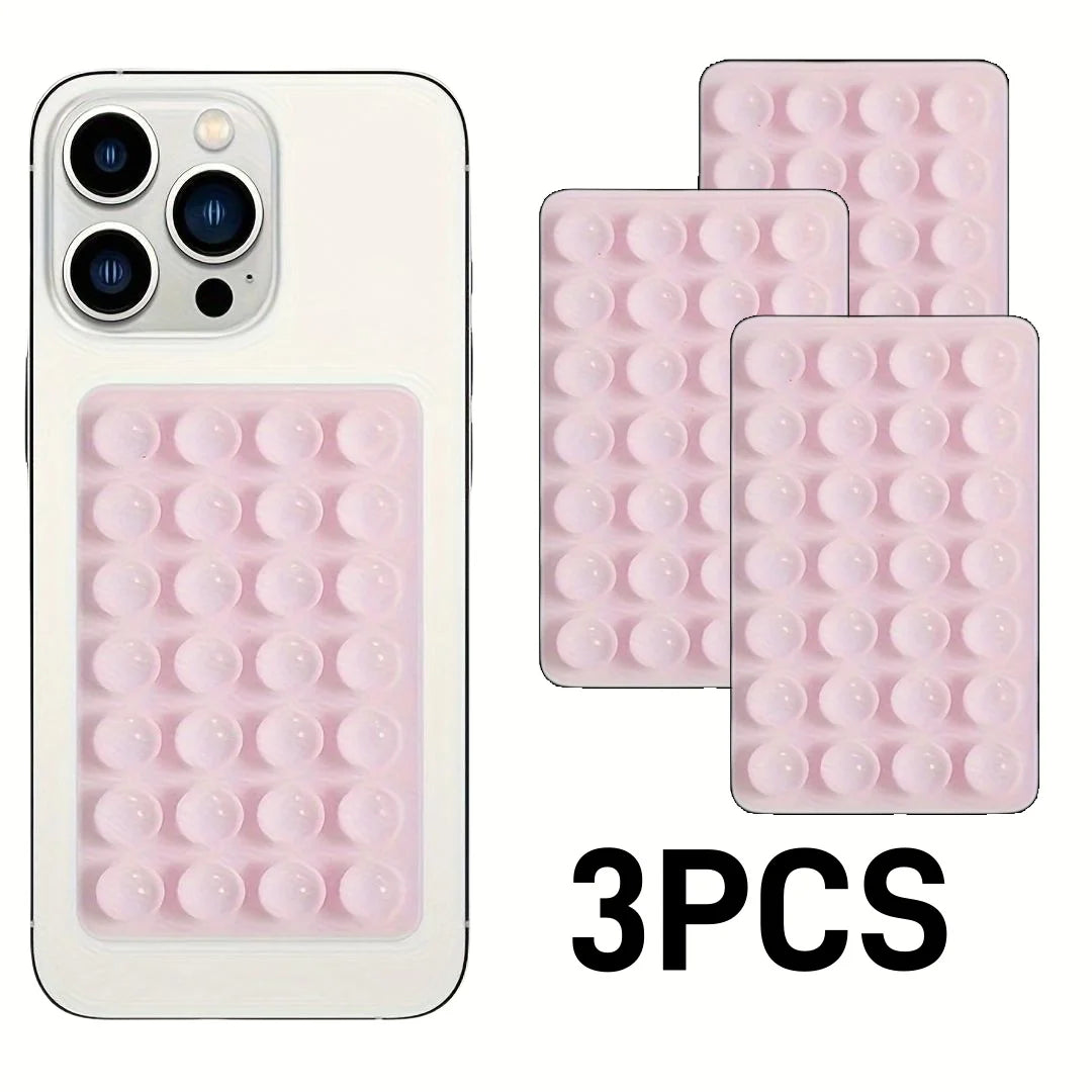 Double-Sided Silicone Suction Phone Holder – Hands-Free Universal Mount