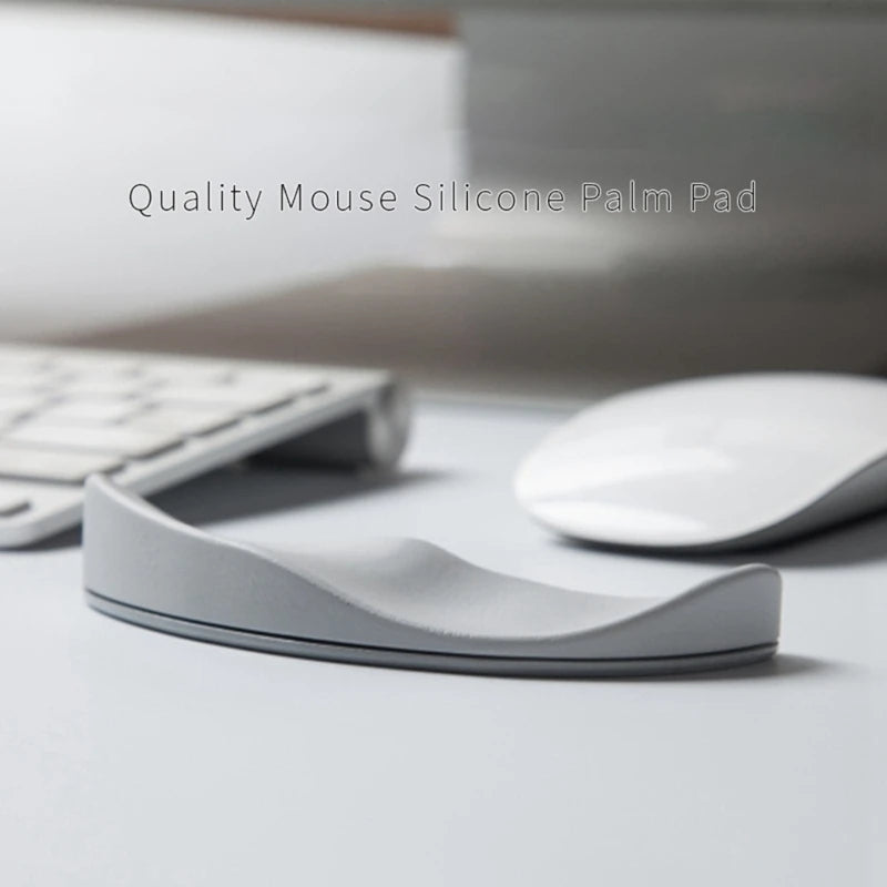 Silicone Mouse Wrist Rest Pad – Soft Ergonomic Support for Office & Gaming