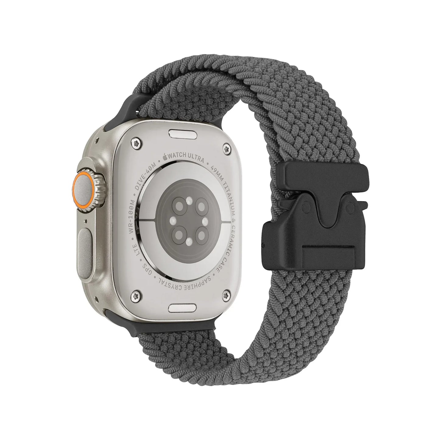 Braided Magnetic Band for Apple Watch 44mm–49mm Ultra 2/Series 10–6/SE