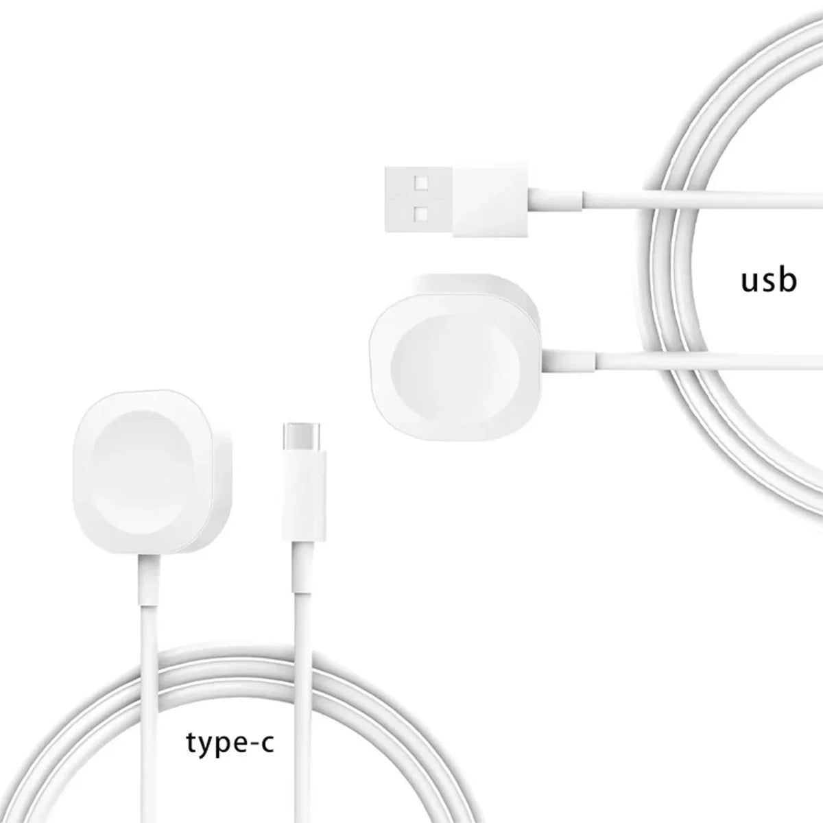 Magnetic USB-A Fast Charger for Apple Watch Series 9–2, SE, Ultra