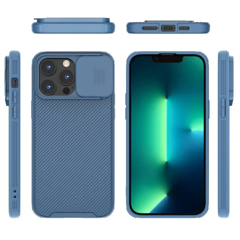Magnetic Case for iPhone 16–11 Pro Max with Slide Lens Protection Cover