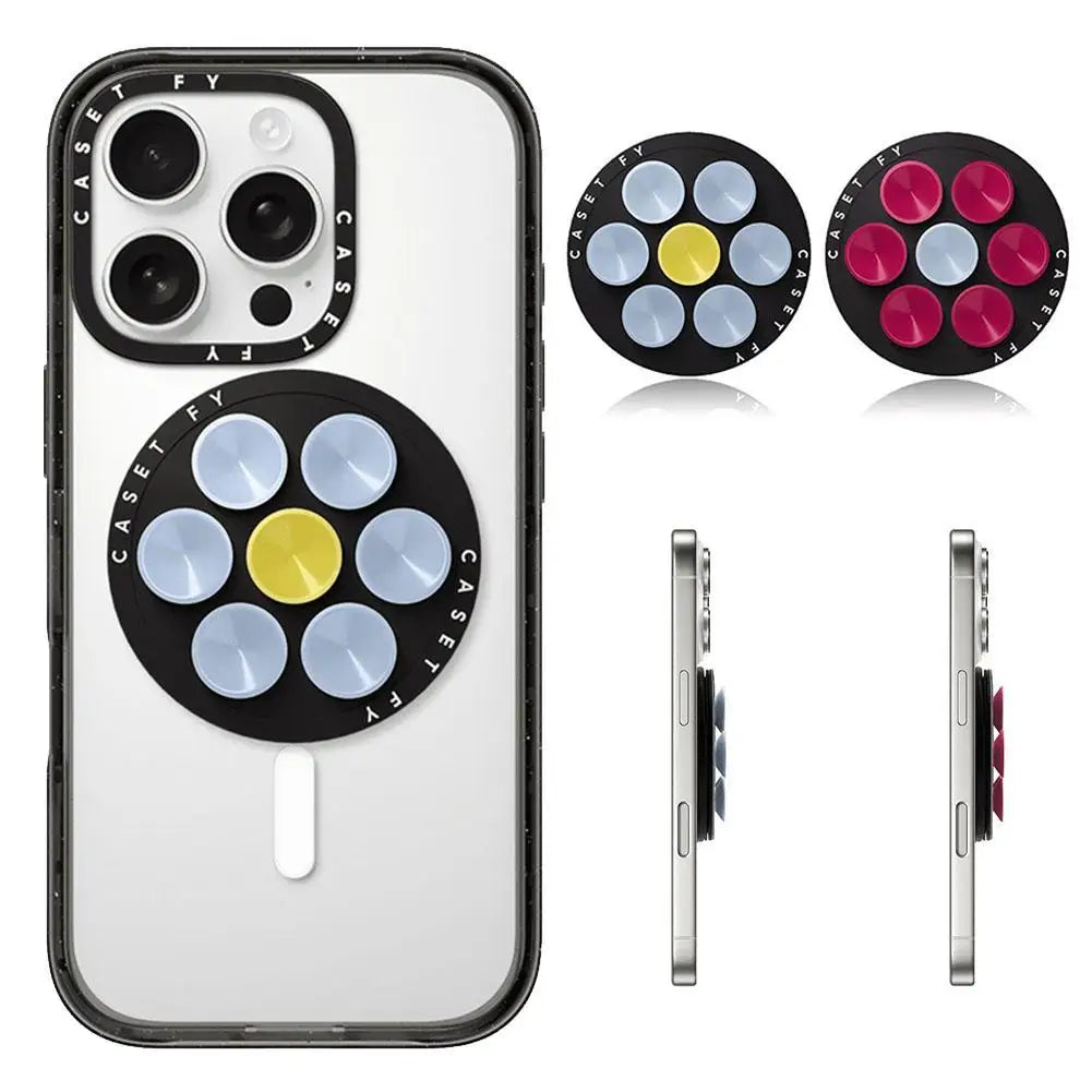 Magnetic Silicone Suction Phone Mount – Multi-Angle Grip Stand Holder