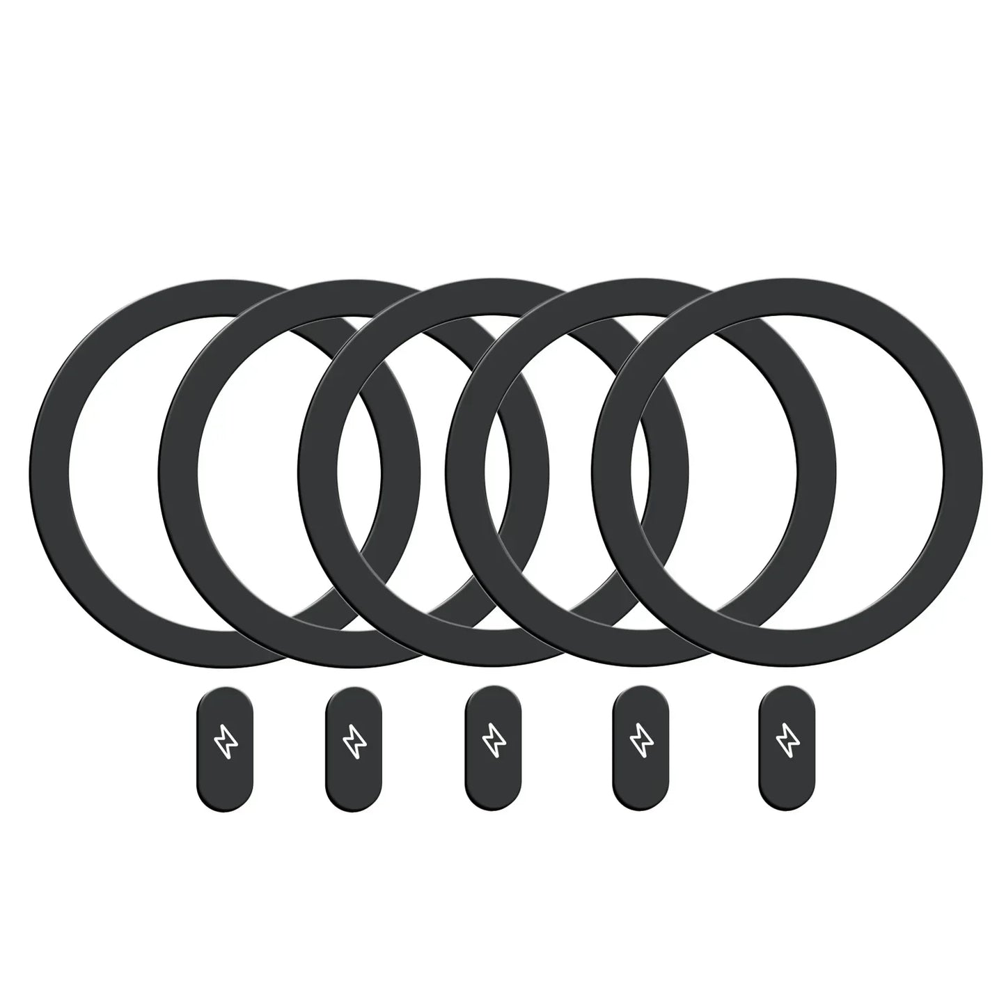 1β5pcs Metal Plate Ring for MagSafe Charger & Car Mount β iPhone 13β15