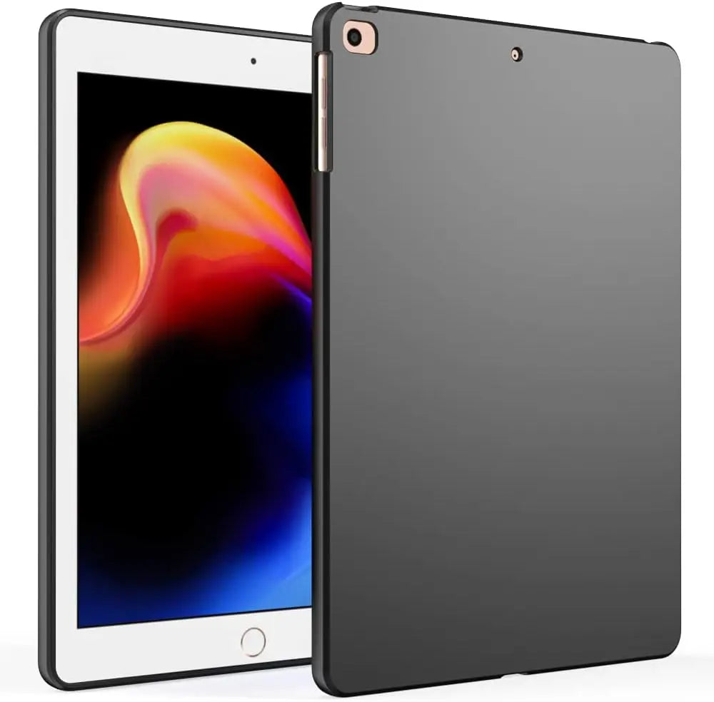 Soft Silicone TPU Case for iPad Air, Mini, Pro & 5β10 Gen iPads β Black Cover
