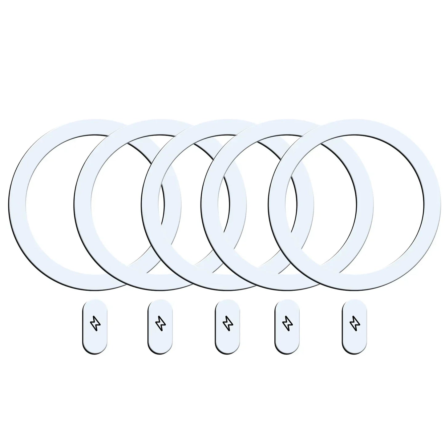 1β5pcs Metal Plate Ring for MagSafe Charger & Car Mount β iPhone 13β15