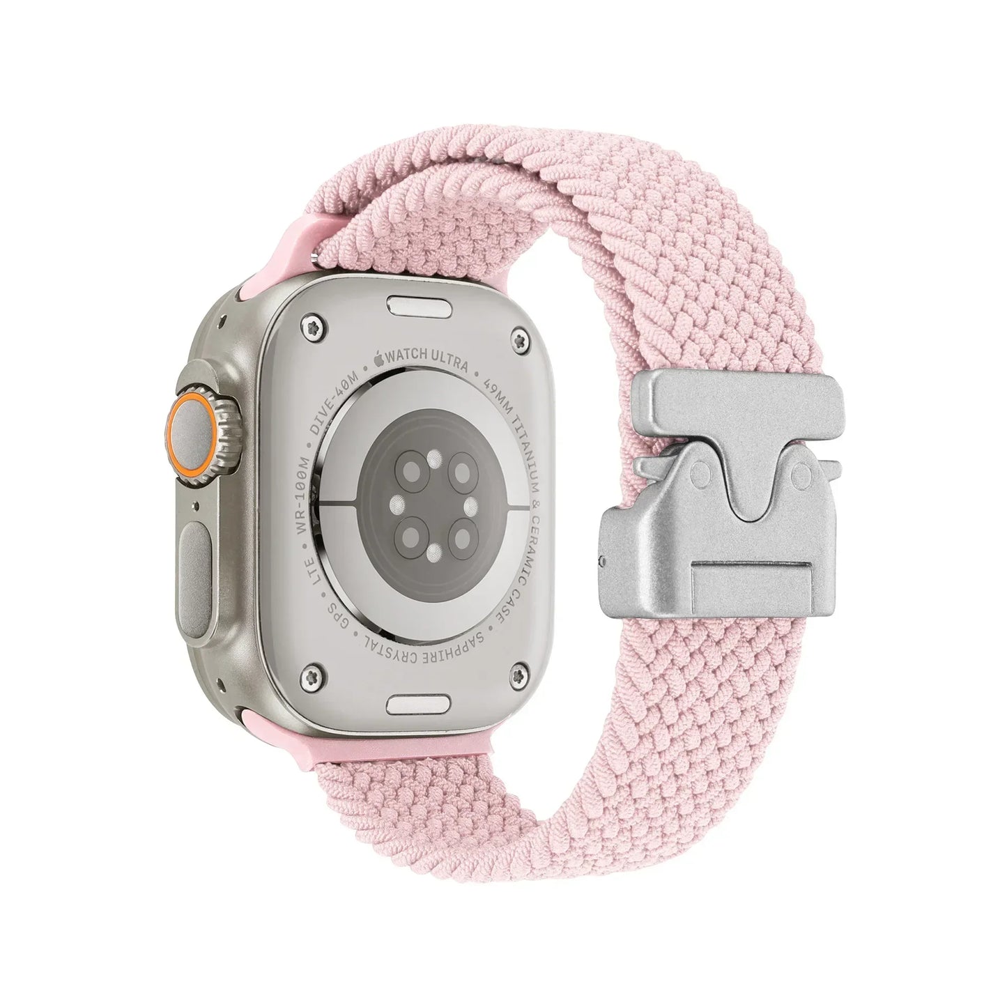Braided Magnetic Band for Apple Watch 44mm–49mm Ultra 2/Series 10–6/SE