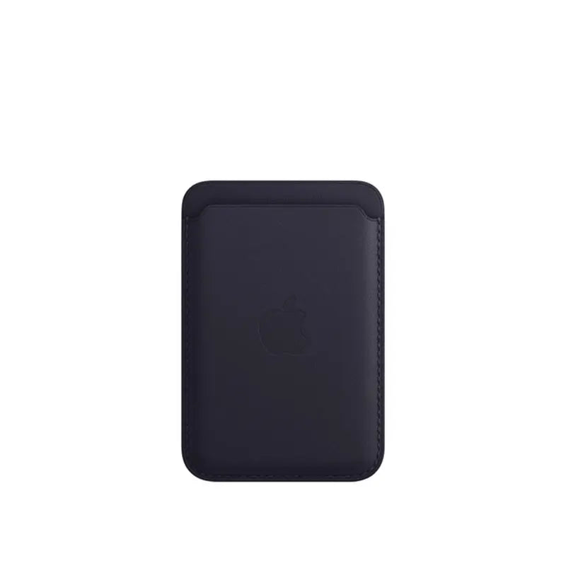 Leather MagSafe Case with Magnetic Card Holder for iPhone 12-16 Pro Max