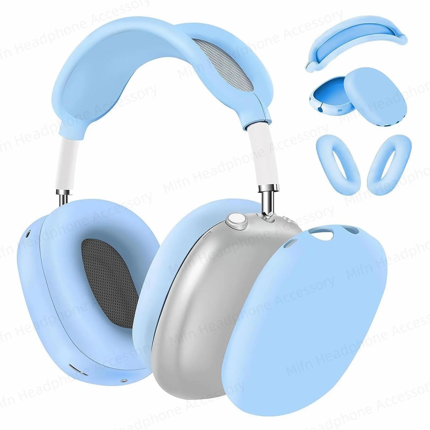 2024 Clear Soft TPU Case for AirPods Max – Ear Cups & Headband Cover