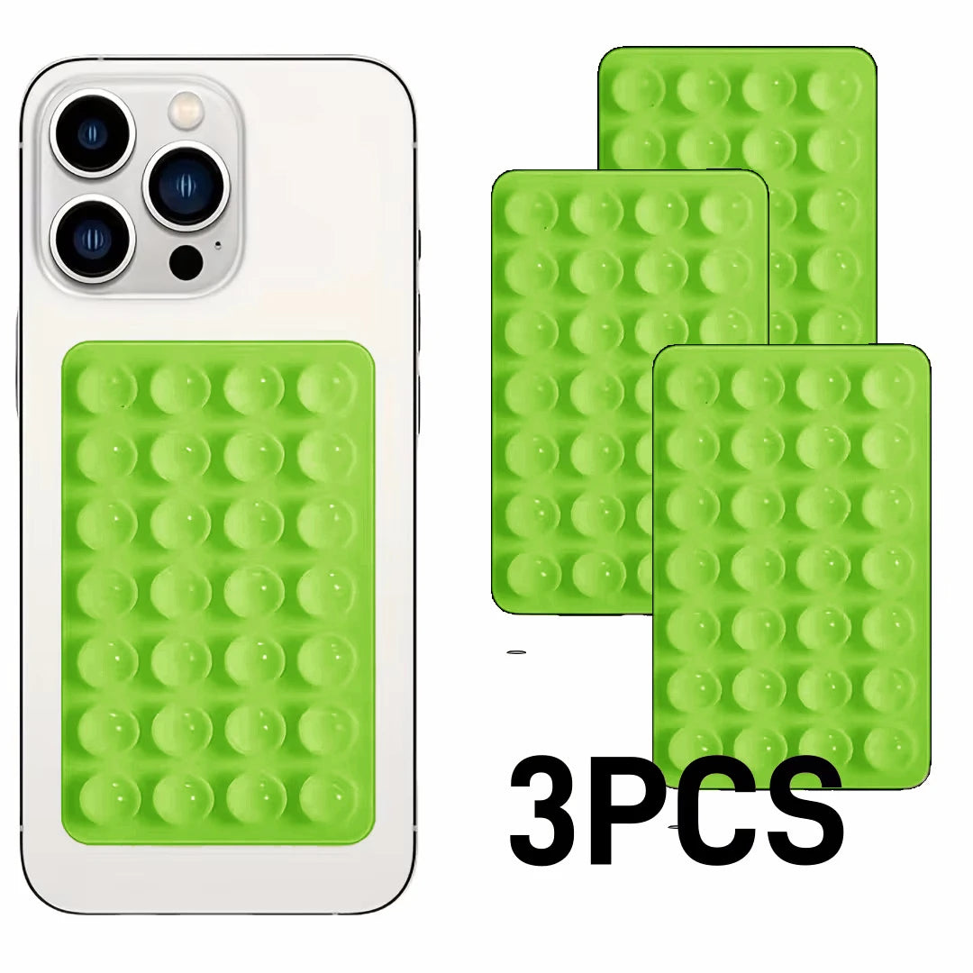 Double-Sided Silicone Suction Phone Holder – Hands-Free Universal Mount