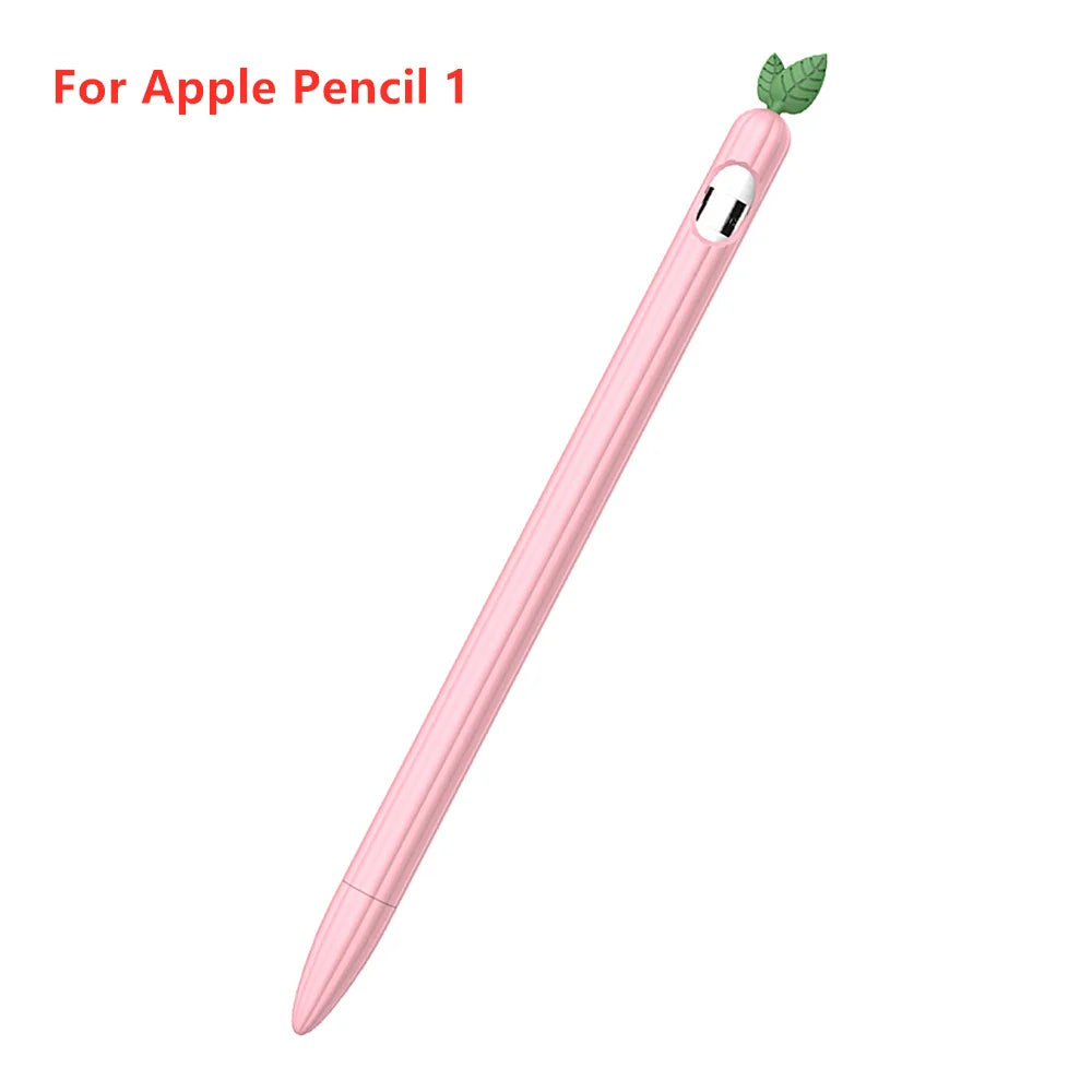 Cute Vegetable Silicone Case for Apple Pencil 1st & 2nd Gen Protective Sleeve