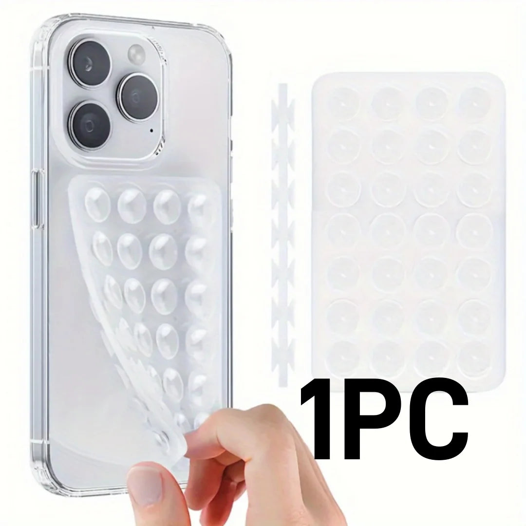 Double-Sided Silicone Suction Phone Holder – Hands-Free Universal Mount