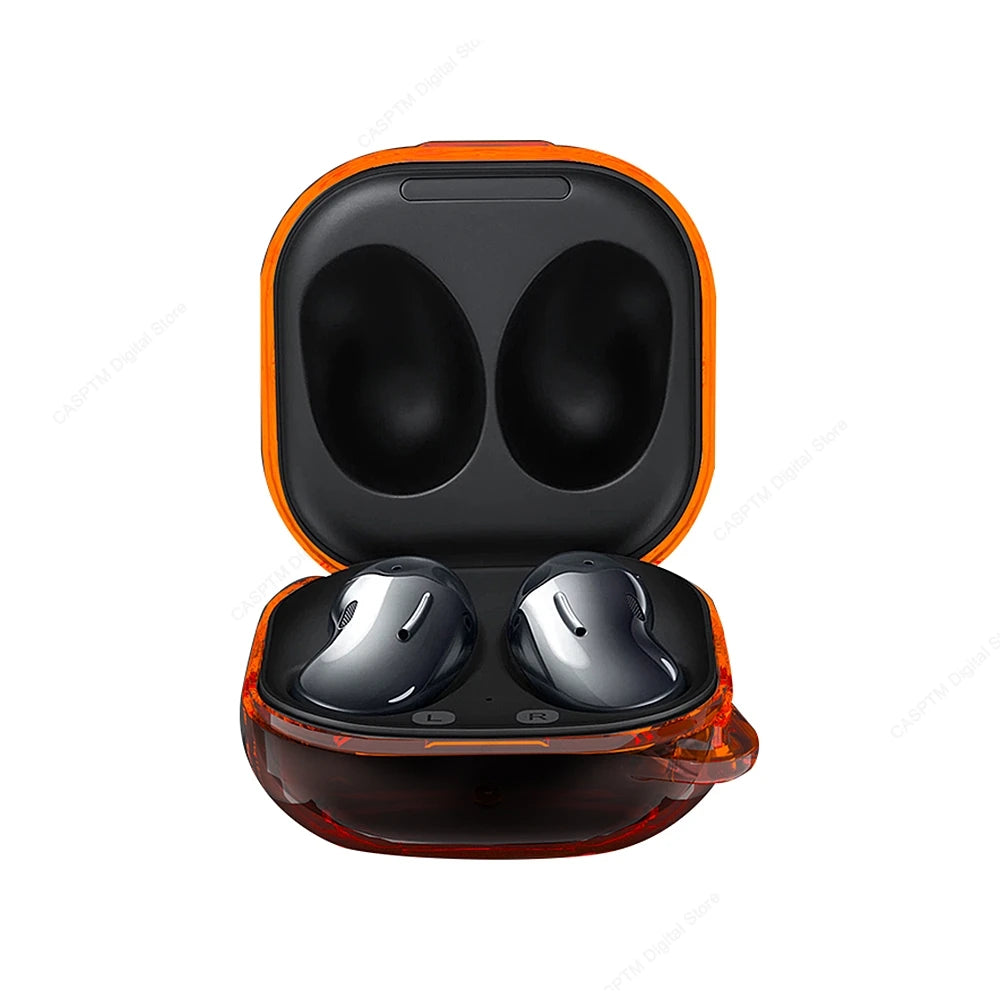 Clear Hard Case for Samsung Galaxy Buds 2 Pro/FE/Live – Transparent Cover