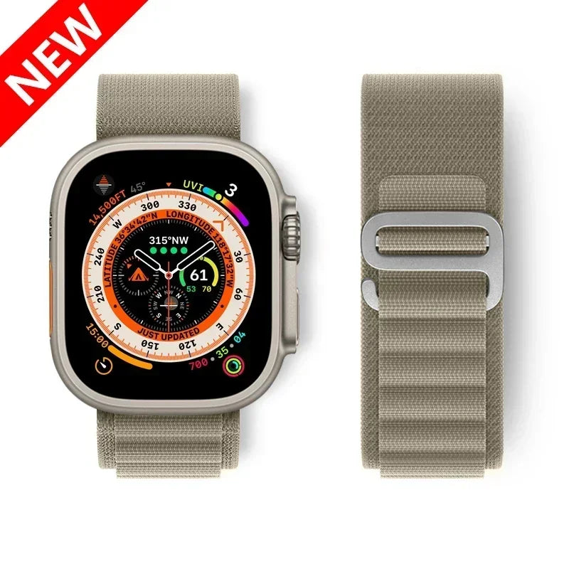 Alpine Loop Strap for Apple Watch Ultra 2 & Series 10–1, 38–49mm