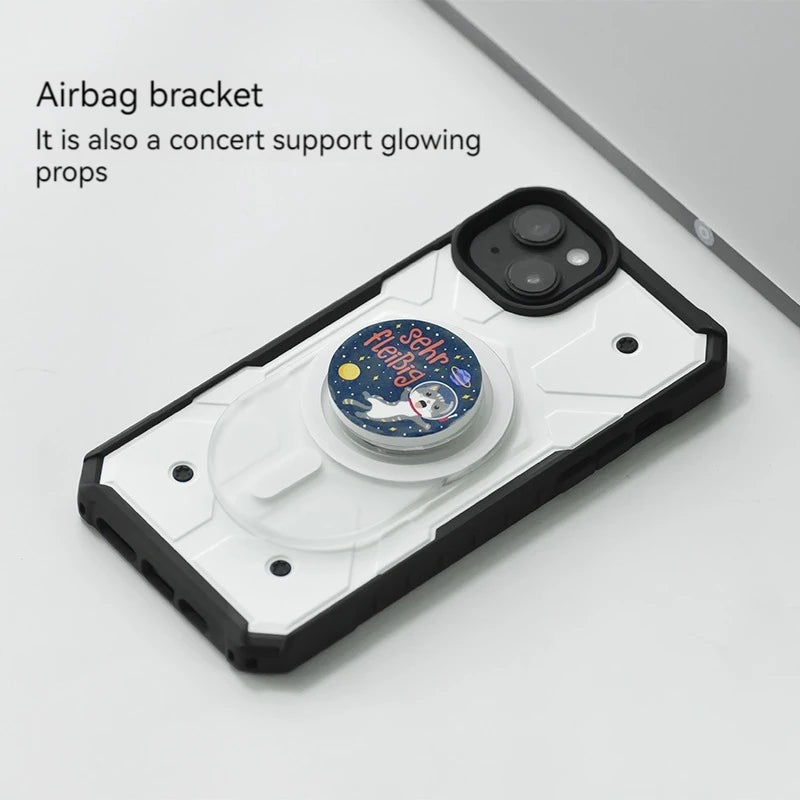 MagSafe Magnetic Suction Holder with LED Flash for iPhone & Concert Use