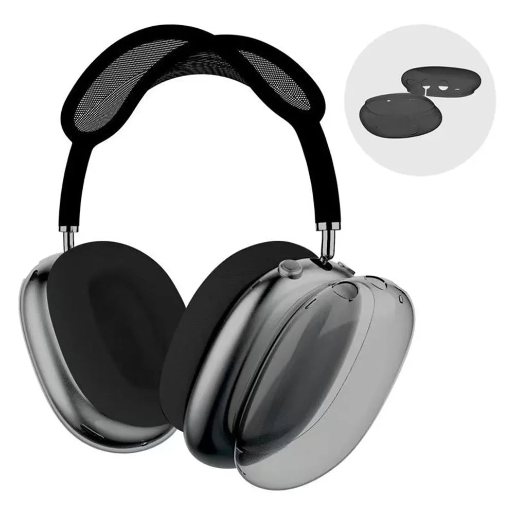 3D Transparent Anti-Scratch Case for AirPods Max - Soft Protective Cover
