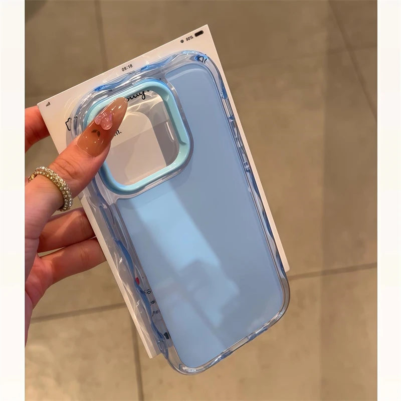 Luxury Jelly Candy Shockproof Case for iPhone 16–14 Plus Pro Max