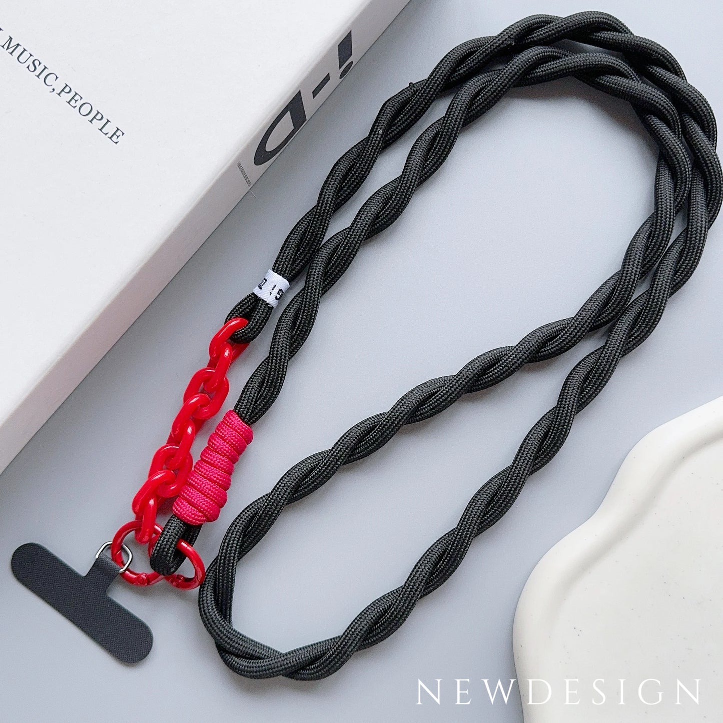 Acrylic Crossbody Phone Lanyard Strap β Anti-Lost Neck & Wrist Clip