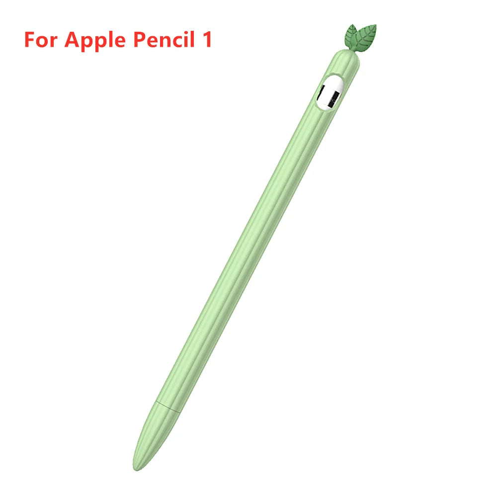 Cute Vegetable Silicone Case for Apple Pencil 1st & 2nd Gen Protective Sleeve