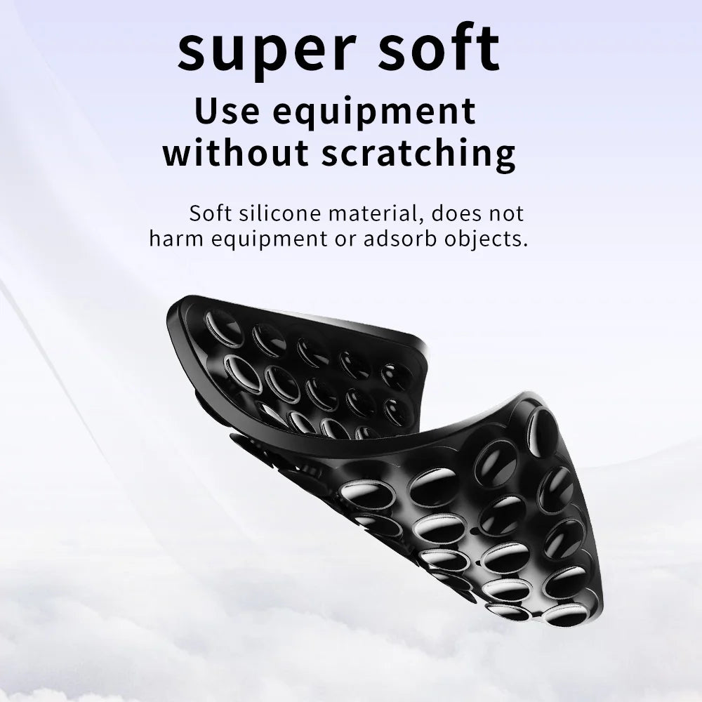 Double-Sided Silicone Suction Pad for Phones – Adhesive Rubber Mount