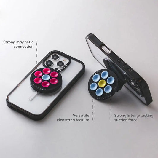 Magnetic Silicone Suction Phone Mount – Multi-Angle Grip Stand Holder