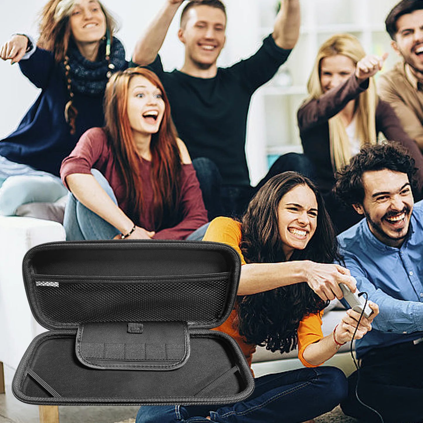 Slim Waterproof Travel Case for Switch 2 (2025) – EVA Hard Shell Storage Bag