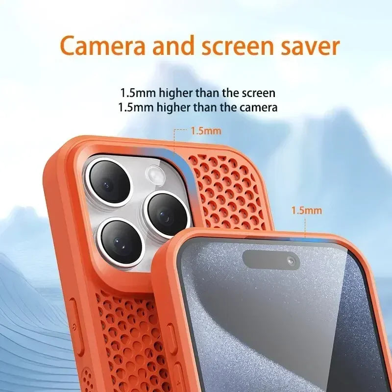 Cooling Magnetic Case for iPhone 14 Pro Max Plus – MagSafe Compatible