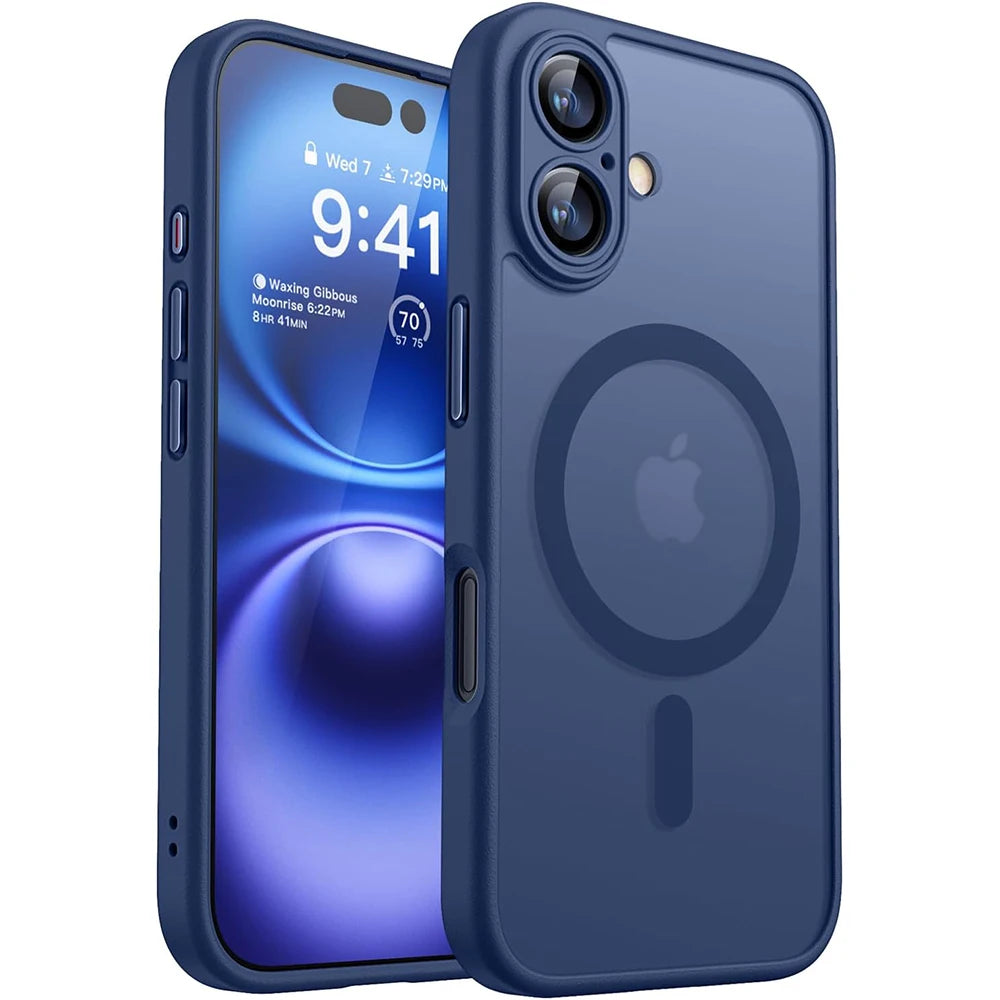 Magnetic Armor Shockproof Case for iPhone 16 15 Pro Max | MagSafe Compatible
