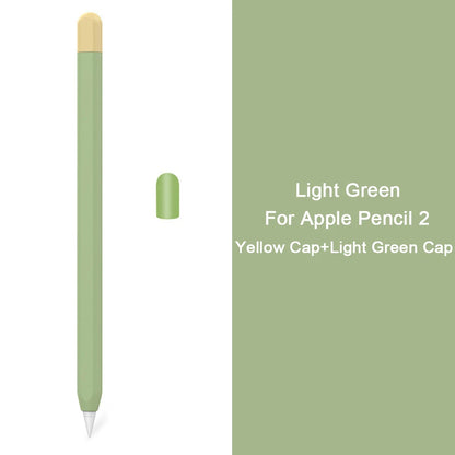 Silicone Stylus Cover for Apple Pencil 1 & 2 – Colorful Anti-Slip Case