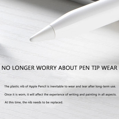 Replacement Tips for Apple Pencil 1st & 2nd Gen | Soft & Hard Double-Layer Nibs