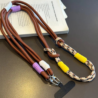 Fashion Knotted Phone Lanyard | Long Crossbody Universal Strap for Cases & Bags
