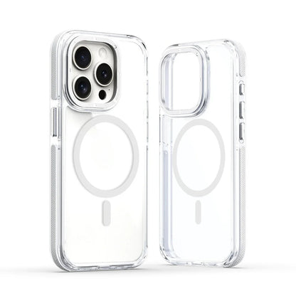 Luxury MagSafe Clear Case for iPhone 11/12/13 Pro Max – Shockproof Cover