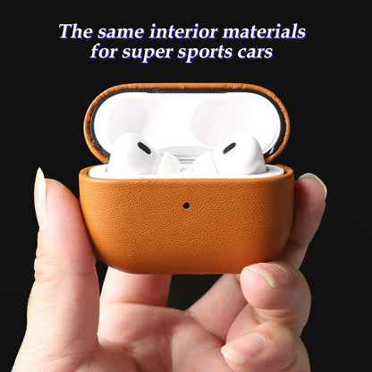 Eco-Friendly Bio Leather Case for AirPods Pro 2 4 3 Wireless Protective Cover