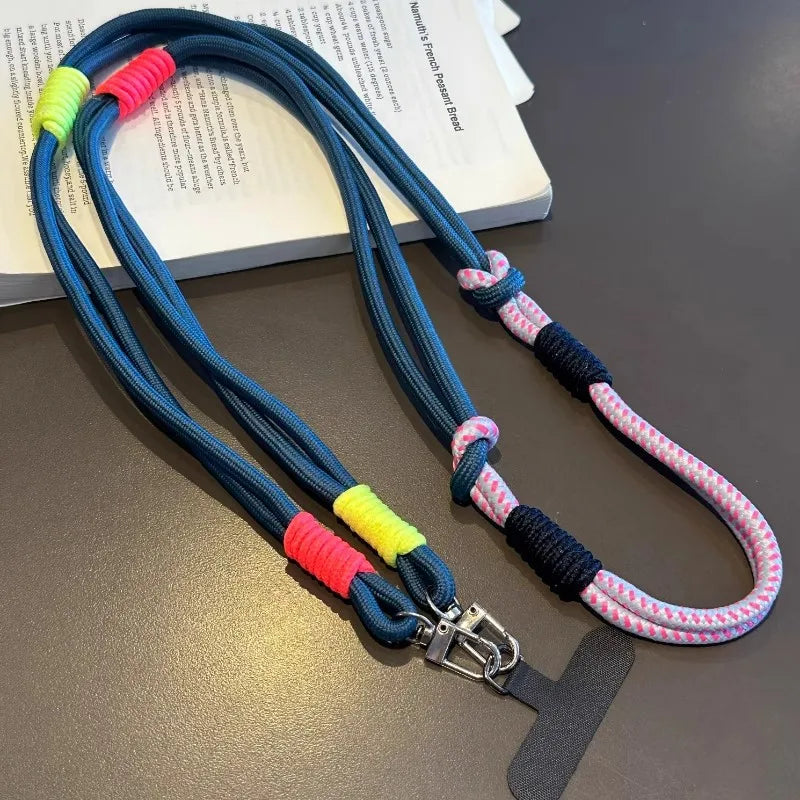 Fashion Knotted Phone Lanyard | Long Crossbody Universal Strap for Cases & Bags