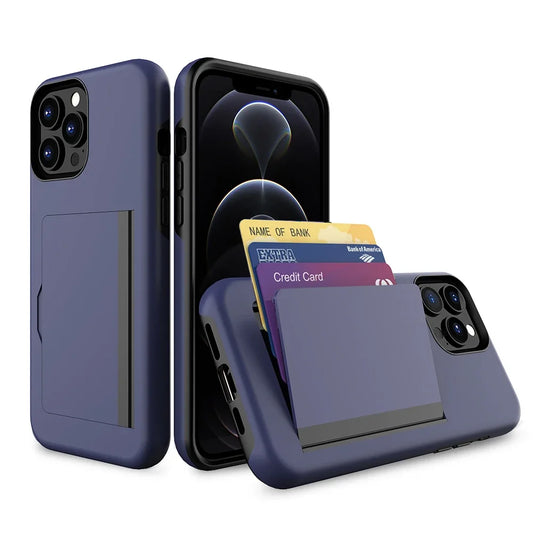 Wallet Case with Card Slot for iPhone 16 15 14 13 12 11 Pro Max & More