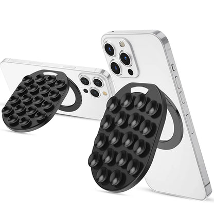 MagSafe Silicone Suction Cup Phone Grip Stand for iPhone Samsung Cellphones