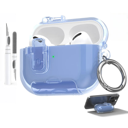 Clear Soft TPU Case for AirPods Pro 3 – Shockproof Cover with Cleaner Kit (2025)