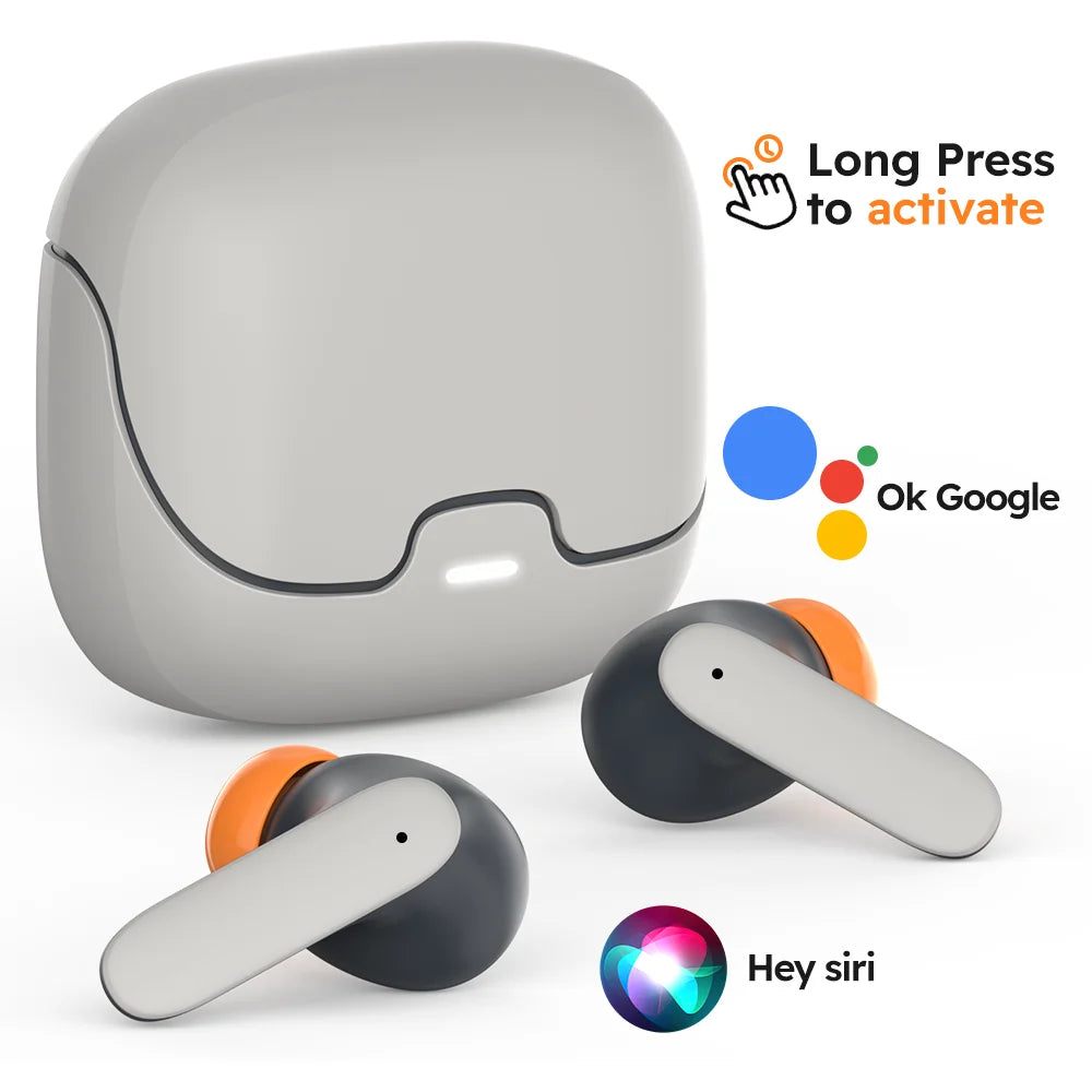 5.4 TWS Wireless Earbuds with ENC Noise Cancelling & Dual Microphones