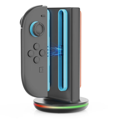 PG-SW2051 Charger Dock for Switch 2 – 4-Slot Fast Charging with RGB Lights