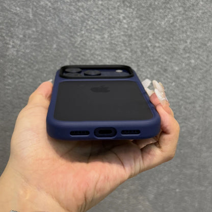 Orange Shield Matte Transparent Case for iPhone 17 Pro Max 17 Pro 17 Air Shockproof