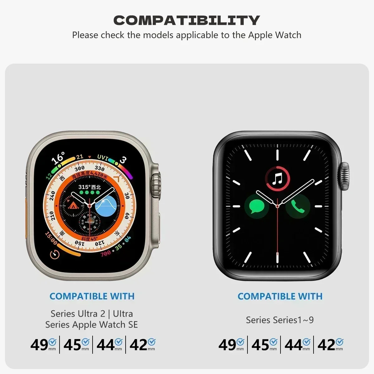 Carbon Fiber Silicone Strap for Apple Watch Ultra 2 49mm Series 9 8 7 6 SE