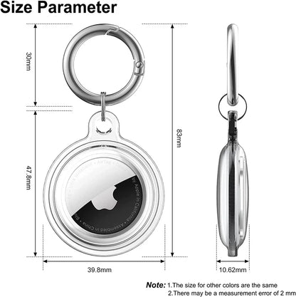Waterproof Soft Keychain Holder Case for Apple AirTag – Anti-Lost Pet Cover