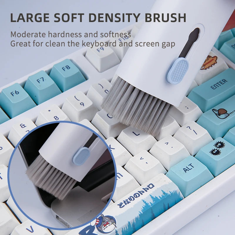 7-in-1 Keyboard & Earphone Cleaning Brush Kit – Keycap Puller & Headset Tools