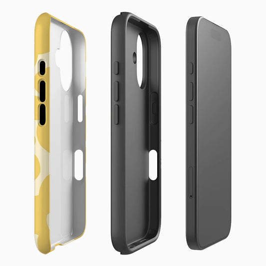 Yellow Blossoms Double-Layer Case for iPhone 17 16 15 14 13 12 11 Pro Max