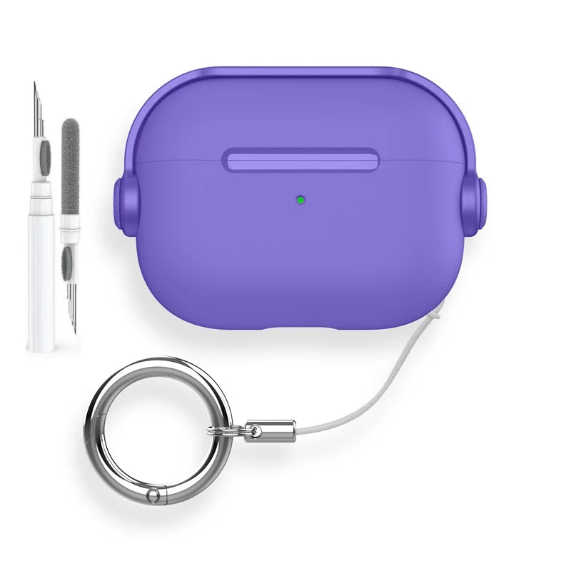 AirPods Pro 3 Case – Cute Music Design with Keychain & Cleaning Kit Included
