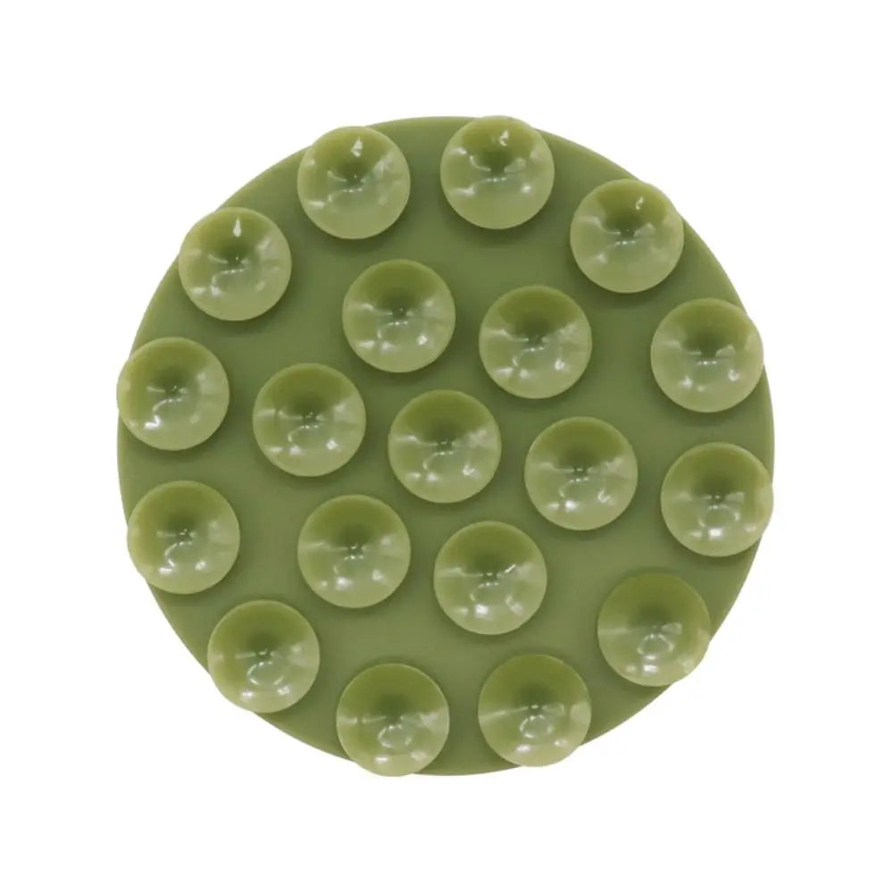 Magnetic Suction Cup Phone Mount for iPhone 15 14 13 12 Silicone Grip Stand