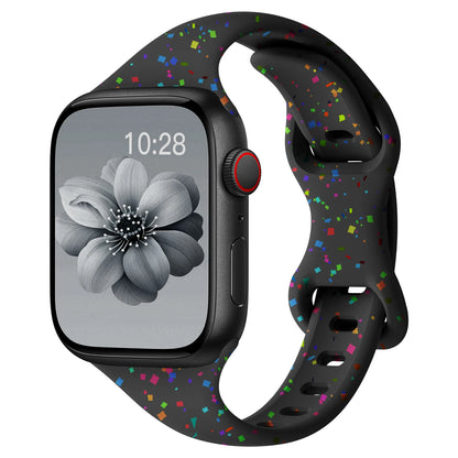 Slim Silicone Band for Apple Watch 49/45/44/42/41/40/38mm Series 10–2 SE