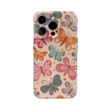 Butterfly Delight Case for iPhone 17 16 15 14 13 12 Pro Max Plus Double-Layer